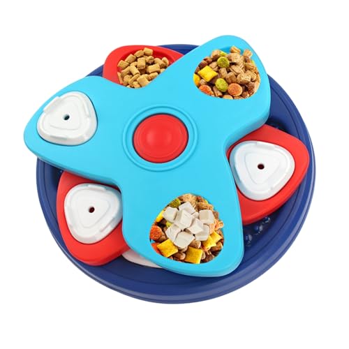 komsoup Slow Eating Dog Bowl, Slow Feeder für Hunde - Futterspender Katzennäpfe - rutschfeste Basis, rotierender Futternapf für Haustiere, Hunde-Puzzle-Spielzeug, Futternäpfe für das Training von komsoup Slow Eating Dog Bowl, Slow Feeder für Hunde - Futterspender Katzennäpfe - rutschfeste Basis, rotierender Futternapf für Haustiere, Hunde-Puzzle-Spielzeug, Futternäpfe für das Training von von komsoup