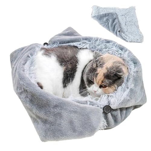 komsoup Umwandelbare Katzenmatte, wärmende Katzenbettmatte - Katzen-Plüsch-wärmende Haustier-Schlafmatte - Weiche Thermo-Isomatte, Faltbare Haustier-Thermomattendecke für Welpen, Kätzchen, Haustiere komsoup Umwandelbare Katzenmatte, wärmende Katzenbettmatte - Katzen-Plüsch-wärmende Haustier-Schlafmatte - Weiche Thermo-Isomatte, Faltbare Haustier-Thermomattendecke für Welpen, Kätzchen, Haustiere von komsoup