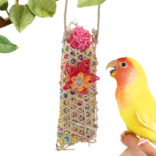 komsoup Vogelsnacks zum Nagen,Papierkauspielzeug Mit Stand Für Natürliches Knabberverhalten - Schaukel Kletterzubehör Sitzseil Spielplatz Für Balkon Innen Außen komsoup Vogelsnacks zum Nagen,Papierkauspielzeug Mit Stand Für Natürliches Knabberverhalten - Schaukel Kletterzubehör Sitzseil Spielplatz Für Balkon Innen Außen von komsoup
