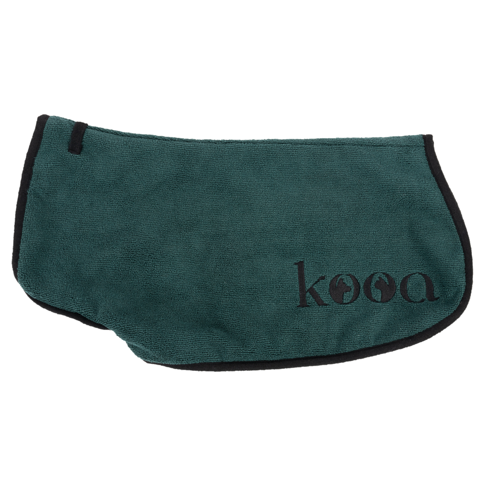 kooa Deluxe Mikrofaser Hundebademantel - L: ca. 58 cm Rückenlänge von kooa