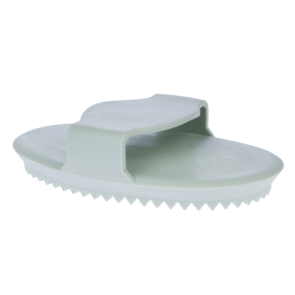 kooa Gummi-Striegel - Größe L: ca. L 16 x B 11 x H 4 cm (hellgrün) von kooa