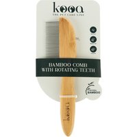 kooa Kamm aus Bambus mit rotierenden Zähnen - L 21,5 x B 5,5 cm von kooa