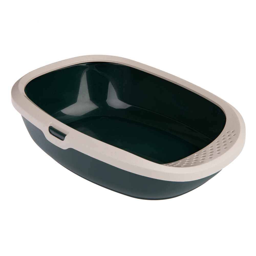 kooa Schalentoilette aus 100% recyceltem Plastik - dunkelgrün / beige kooa Schalentoilette aus 100% recyceltem Plastik - dunkelgrün / beige von kooa