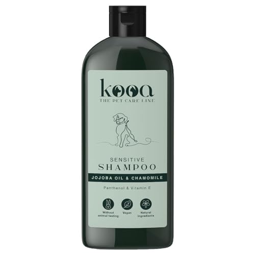 kooa - Sensitive Shampoo | mit Kamillenextrakt und Jojobaöl | ideal auch für Welpen | enthält Panthenol und Vitamin E | pH-neutral | in Deutschland hergestellt | 300 ml kooa - Sensitive Shampoo | mit Kamillenextrakt und Jojobaöl | ideal auch für Welpen | enthält Panthenol und Vitamin E | pH-neutral | in Deutschland hergestellt | 300 ml von kooa