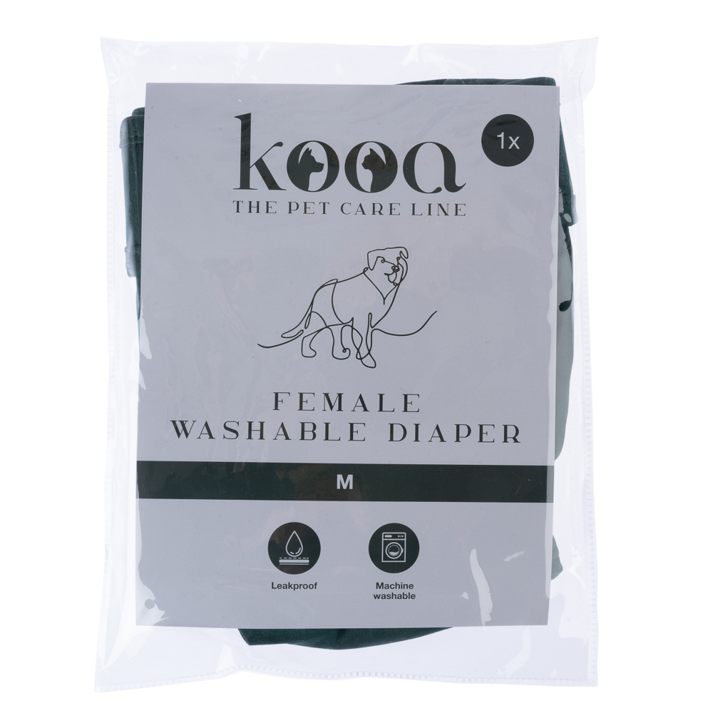kooa Waschbare Windel für Hündinnen - Größe M von kooa