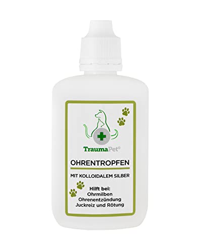 Ohrentropfen Traumapet mit kolloidalem Silber für Hund und Katze 50ml von koolkat