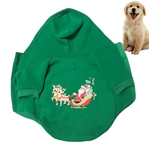 Hundekostüm Weihnachten – Niedliche Haustier-Hunde-Winterkleidung | Atmungsaktive weiche Weihnachtsmann-Outfit Haustierkleidung Hundekleidung Bekleidung für Cosplay Kot-au von kot-au