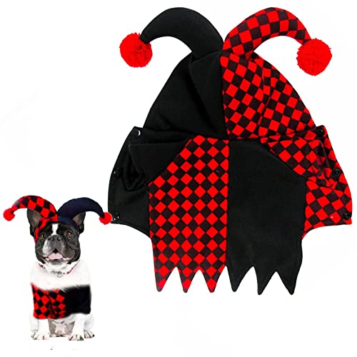 Kostüm für süße Hunde Katze, Hoodie Lustige Outfits Kleidung Clown, Kostü für süße Hunde Katze, Weihnachtsfeier Cosplay Kot-au von kot-au