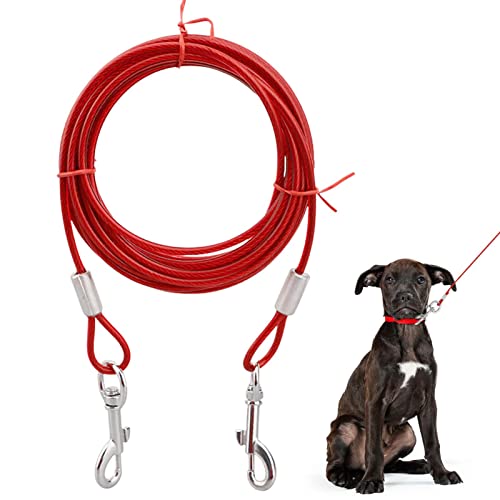 Kot-au Hundekabel, 3 , reflektierendes Kabel, für Hunde bis zu 45,4 kg, robustes Haustier-Kabel, Outdoor-Hunde-Camping-Zubehör von kot-au