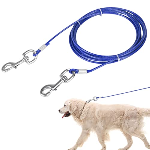 Kot-au Hundekabel, 3 , zum Ausziehen, für Hunde bis zu 45,4 kg, robustes Haustier-Kabel, Outdoor-Hunde-Camping-Zubehör von kot-au