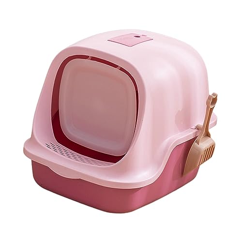 kowaku Geschlossene Katzentoilette, Katzentoilette, spritzwassergeschützt für Hauskatzen, Katzentoilette, Katzentoilette, leicht zu reinigen, für kleine und , ROSA kowaku Geschlossene Katzentoilette, Katzentoilette, spritzwassergeschützt für Hauskatzen, Katzentoilette, Katzentoilette, leicht zu reinigen, für kleine und , ROSA von kowaku