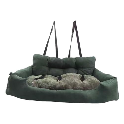 Hundesitzerhöhung, Haustier-Reisesitzerhöhung, rutschfest, tragbares Hundeauto-Reisebett, Hunderücksitzkissen für große mittelgroße Hunde , grün XL Hundesitzerhöhung, Haustier-Reisesitzerhöhung, rutschfest, tragbares Hundeauto-Reisebett, Hunderücksitzkissen für große mittelgroße Hunde , grün XL von kowaku