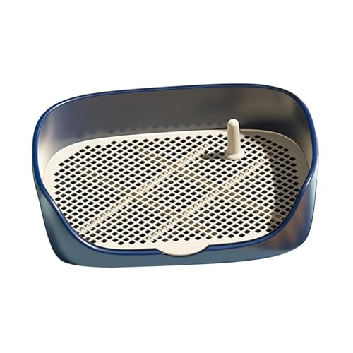 Hundetoilette, Welpen-Töpfchen-Tablett, Reinigungswerkzeug mit Schutzwand, Töpfchen-Trainer-Ecke, blau L Hundetoilette, Welpen-Töpfchen-Tablett, Reinigungswerkzeug mit Schutzwand, Töpfchen-Trainer-Ecke, blau L von kowaku