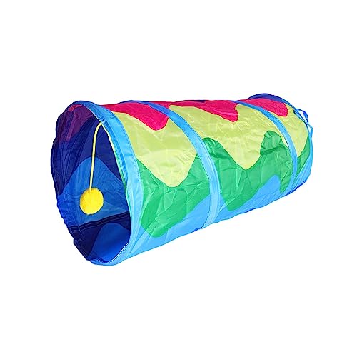 kowaku Katzentunnel, Hundekanalröhren, 25 cm Durchmesser, Übungsversteck, Kaninchen, zusammenklappbarer Ball, Trainingsspielzeug, Spielröhre, lustige, 25 cm x 50 cm kowaku Katzentunnel, Hundekanalröhren, 25 cm Durchmesser, Übungsversteck, Kaninchen, zusammenklappbarer Ball, Trainingsspielzeug, Spielröhre, lustige, 25 cm x 50 cm von kowaku