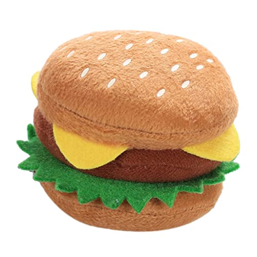 kowaku 1 x Kauspielzeug für Welpen, Hamburger, quietschend, lustiges Beißspielzeug für kleine Hunde kowaku 1 x Kauspielzeug für Welpen, Hamburger, quietschend, lustiges Beißspielzeug für kleine Hunde von kowaku