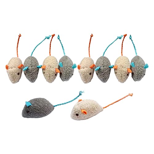 kowaku 10 Stück Katzenminze Spielzeug Katze Mäuse Tiere Spielzeug für Kätzchen Geschenke kowaku 10 Stück Katzenminze Spielzeug Katze Mäuse Tiere Spielzeug für Kätzchen Geschenke von kowaku