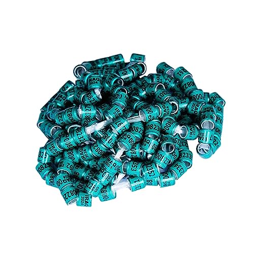 kowaku 100 Stück 2024 Taubenring Aluminium Taubenbein Ringe Trainingsring Langlebiges Zubehör Vögel Fußring Identifizieren Ring zum Halten verschiedener Rassen auseinander, Grün kowaku 100 Stück 2024 Taubenring Aluminium Taubenbein Ringe Trainingsring Langlebiges Zubehör Vögel Fußring Identifizieren Ring zum Halten verschiedener Rassen auseinander, Grün von kowaku