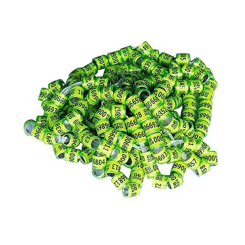kowaku 100 Stück 2024 Taubenring Aluminium Taubenbein Ringe Trainingsring Langlebiges Zubehör Vögel Fußring Identifizieren Ring zum Halten verschiedener Rassen auseinander, Hellgelb kowaku 100 Stück 2024 Taubenring Aluminium Taubenbein Ringe Trainingsring Langlebiges Zubehör Vögel Fußring Identifizieren Ring zum Halten verschiedener Rassen auseinander, Hellgelb von kowaku