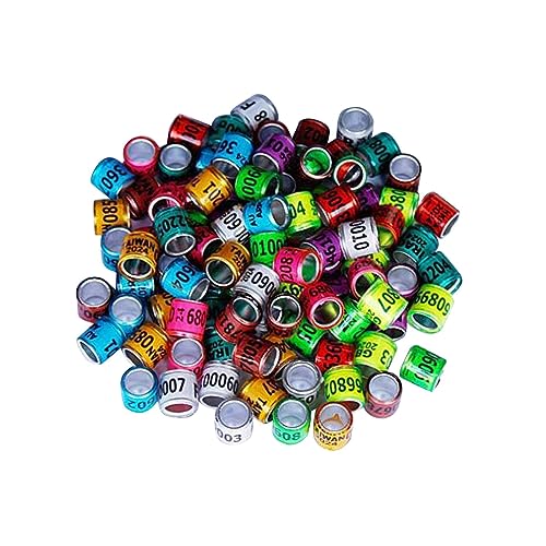 kowaku 100 Stück 2024 Taubenring Aluminium Taubenbeinringe Trainingsring langlebiges Zubehör Vögel Fußring Identifizieren Ring zum Halten verschiedener Rassen auseinander, gemischte Farben kowaku 100 Stück 2024 Taubenring Aluminium Taubenbeinringe Trainingsring langlebiges Zubehör Vögel Fußring Identifizieren Ring zum Halten verschiedener Rassen auseinander, gemischte Farben von kowaku