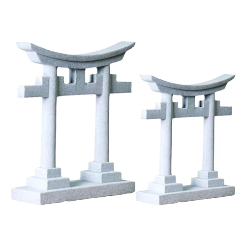 kowaku 2 Stück Torii Ornamente, Steinimitat, Torii Tor, PVC Aquarium Dekoration kowaku 2 Stück Torii Ornamente, Steinimitat, Torii Tor, PVC Aquarium Dekoration von kowaku