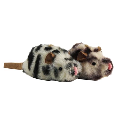 kowaku 2 Stück interaktives Maus-Katzenspielzeug, Katzen-Mäuse-Spielzeug, Kätzchen-Spielspielzeug, Plüsch-Katzenminze-Katzenspielzeug zum Spielen von Katzen kowaku 2 Stück interaktives Maus-Katzenspielzeug, Katzen-Mäuse-Spielzeug, Kätzchen-Spielspielzeug, Plüsch-Katzenminze-Katzenspielzeug zum Spielen von Katzen von kowaku