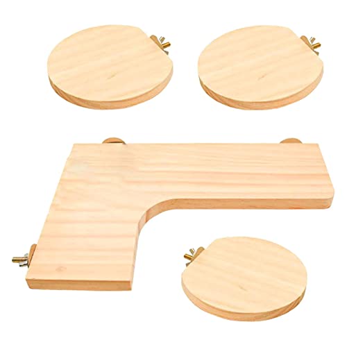 kowaku 4 x Hamsterkäfig Plattform Holzbedarf Spielplatz für Chinchilla Maus Ratten kowaku 4 x Hamsterkäfig Plattform Holzbedarf Spielplatz für Chinchilla Maus Ratten von kowaku