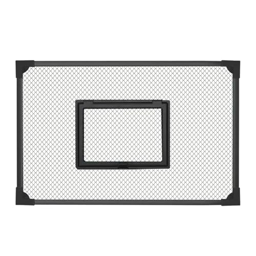kowaku Abdeckung für Aquariumdeckel, Selbstmontierend, Anti Sprungnetz, Schwarzer Aquariumdeckel, 50x30cm von kowaku