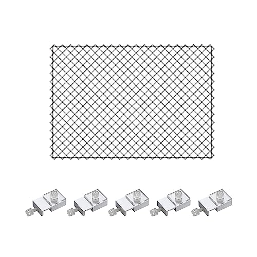 kowaku Aquarium-Abdeckung, Aquarium-Siebnetz, Luftsiebnetz aus Aluminiumlegierung, durchsichtiges Netz von kowaku