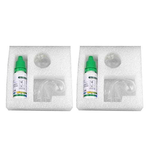 kowaku Aquatic Aquarium CO2 Glas Drop Checker PH Langzeitmonitor Aquarium 2 x moniteur CO2 et Liquide 15 ml, 115 x 115 x 40 mm kowaku Aquatic Aquarium CO2 Glas Drop Checker PH Langzeitmonitor Aquarium 2 x moniteur CO2 et Liquide 15 ml, 115 x 115 x 40 mm von kowaku