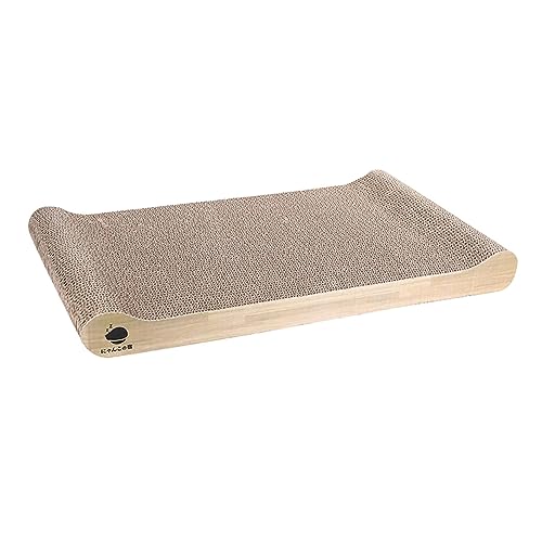 kowaku Cat Scratch Bed, Cat Scratchers Cardboard, Large Pet Sofa Pet Bed Corrugated Lounge Couch Cat Scratching Board for Indoor Cats Playing kowaku Cat Scratch Bed, Cat Scratchers Cardboard, Large Pet Sofa Pet Bed Corrugated Lounge Couch Cat Scratching Board for Indoor Cats Playing von kowaku