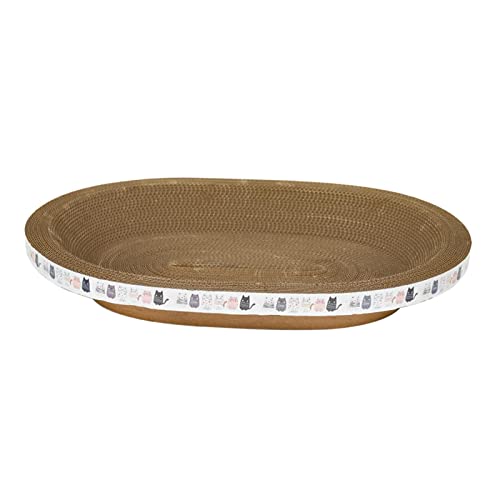 kowaku Cat Scratcher Kartonkratzbrett Nest Interaktives Spielzeug Haustierkissen Sofa Wellpappe Kratzunterlage für Kätzchen Indoor-Katzen, 43 cm x 16 cm x 8 cm kowaku Cat Scratcher Kartonkratzbrett Nest Interaktives Spielzeug Haustierkissen Sofa Wellpappe Kratzunterlage für Kätzchen Indoor-Katzen, 43 cm x 16 cm x 8 cm von kowaku