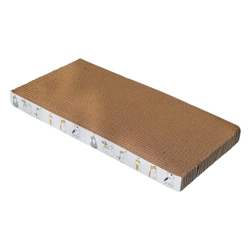 kowaku Cat Scratcher Pad, Cat Scratcher Pappe, Wellpapier, Verdickte Katze Kratzbrett Katze Scratch Pad für Kitty Kitten, Stil A kowaku Cat Scratcher Pad, Cat Scratcher Pappe, Wellpapier, Verdickte Katze Kratzbrett Katze Scratch Pad für Kitty Kitten, Stil A von kowaku