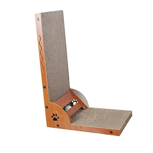 kowaku Cat Scratcher Pad, L Förmiges Katzenkratzbrett Aus Karton, Katzenkratzer für Katzen Im Innenbereich, Kätzchen, Vertikales Katzenkratzpolster, Schützt, Gekrümmt kowaku Cat Scratcher Pad, L Förmiges Katzenkratzbrett Aus Karton, Katzenkratzer für Katzen Im Innenbereich, Kätzchen, Vertikales Katzenkratzpolster, Schützt, Gekrümmt von kowaku