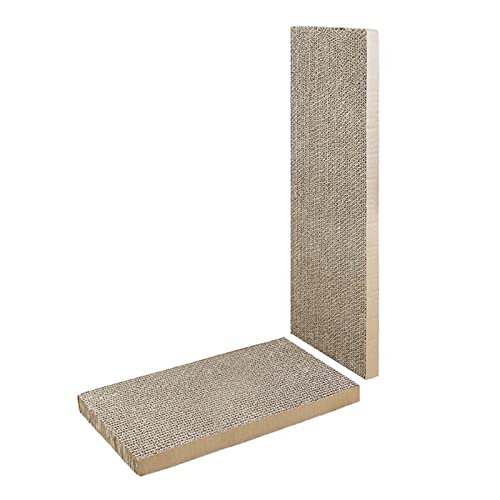 kowaku Cat Scratcher Pad, L Förmiges Katzenkratzbrett Aus Karton, Katzenkratzer für Katzen Im Innenbereich, Kätzchen, Vertikales Katzenkratzpolster, Schützt, Kratzer ersetzen kowaku Cat Scratcher Pad, L Förmiges Katzenkratzbrett Aus Karton, Katzenkratzer für Katzen Im Innenbereich, Kätzchen, Vertikales Katzenkratzpolster, Schützt, Kratzer ersetzen von kowaku