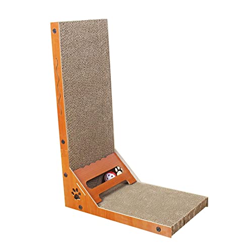 kowaku Cat Scratcher Pad, L Förmiges Katzenkratzbrett Aus Karton, Katzenkratzer für Katzen Im Innenbereich, Kätzchen, Vertikales Katzenkratzpolster, Schützt , rechter Winkel kowaku Cat Scratcher Pad, L Förmiges Katzenkratzbrett Aus Karton, Katzenkratzer für Katzen Im Innenbereich, Kätzchen, Vertikales Katzenkratzpolster, Schützt , rechter Winkel von kowaku
