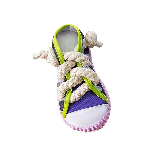 kowaku Dog Bite Tug Toy Dog Toy Tug Toy Squeaky Playing Running Puppy Biting Resistant Pull Toy Dog Chew Toys Puppy Interactive Toy for Park, Purple Shoe Edge kowaku Dog Bite Tug Toy Dog Toy Tug Toy Squeaky Playing Running Puppy Biting Resistant Pull Toy Dog Chew Toys Puppy Interactive Toy for Park, Purple Shoe Edge von kowaku
