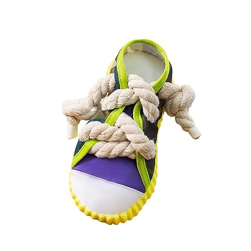 kowaku Dog Bite Tug Toy Dog Toy Tug Toy Squeaky Playing Running Puppy Biting Resistant Pull Toy Dog Chew Toys Puppy Interactive Toy for Park, Yellow Shoe Edge kowaku Dog Bite Tug Toy Dog Toy Tug Toy Squeaky Playing Running Puppy Biting Resistant Pull Toy Dog Chew Toys Puppy Interactive Toy for Park, Yellow Shoe Edge von kowaku