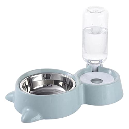 kowaku Durable Cat Bowls Automatischer Futterspender für Haustiere, Blau von kowaku