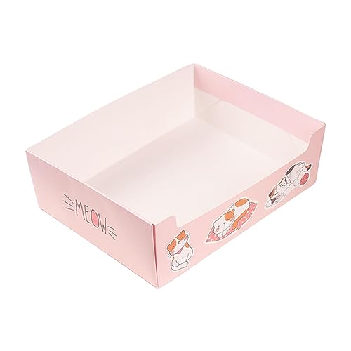 kowaku Einweg-Katzentoilette, Katzentoilette, antihaftbeschichtet, für Haustiere, Sandkasten, Behälter, offene Katzentoilette, Tablett, Töpfchen, Toilette kowaku Einweg-Katzentoilette, Katzentoilette, antihaftbeschichtet, für Haustiere, Sandkasten, Behälter, offene Katzentoilette, Tablett, Töpfchen, Toilette von kowaku