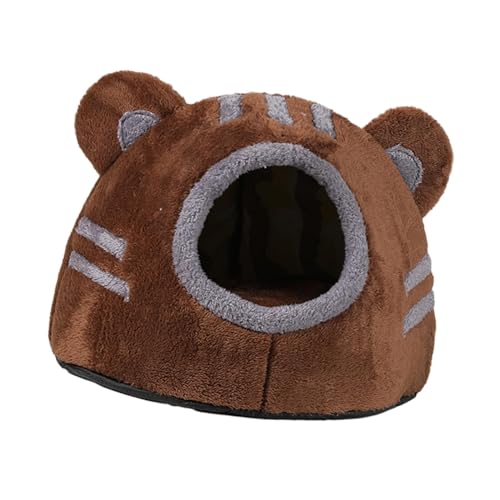 kowaku Entzückendes Katzennestbett, Haustierhaus, bequem, universell, weich, atmungsaktiv, Katzenschlafbett, Haustierzelt, Höhlenbett für kleine Hunde, braun l kowaku Entzückendes Katzennestbett, Haustierhaus, bequem, universell, weich, atmungsaktiv, Katzenschlafbett, Haustierzelt, Höhlenbett für kleine Hunde, braun l von kowaku