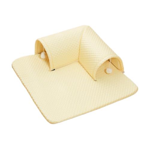 kowaku Erfrischende Schlafmatte für Haustiere, Vielseitig Einsetzbar, Waschbar, Gelb, 70x70x20cm kowaku Erfrischende Schlafmatte für Haustiere, Vielseitig Einsetzbar, Waschbar, Gelb, 70x70x20cm von kowaku