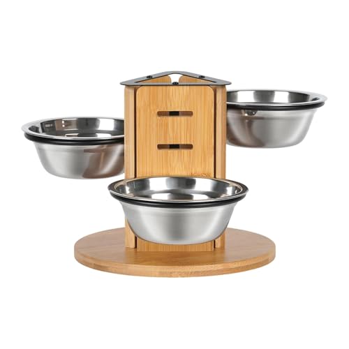 kowaku Erhöhte Katzennäpfe, Stabil, für Drinnen Und Draußen, Futter Und Wassernäpfe für Hunde kowaku Erhöhte Katzennäpfe, Stabil, für Drinnen Und Draußen, Futter Und Wassernäpfe für Hunde von kowaku