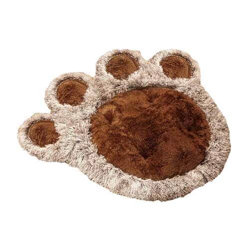 kowaku Flat Bear Paw Hundebett Haustierkissen Bett, Zwingernester, Katzenschlafbett Katzenbett Matte für Innen Sofas Stühle Böden, Braun XL kowaku Flat Bear Paw Hundebett Haustierkissen Bett, Zwingernester, Katzenschlafbett Katzenbett Matte für Innen Sofas Stühle Böden, Braun XL von kowaku