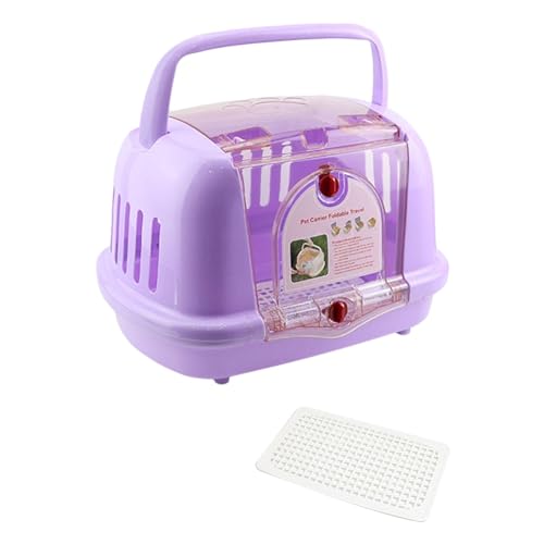 kowaku Flugzeug Airbox Haustier Reisetasche Hundetragetasche Katze Luftfahrtbox für kleine mittelgroße Hunde, violett kowaku Flugzeug Airbox Haustier Reisetasche Hundetragetasche Katze Luftfahrtbox für kleine mittelgroße Hunde, violett von kowaku