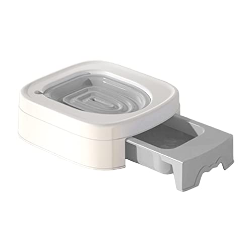kowaku Geschlossene Katzentoilette, Katzentoiletten-Trainer, leicht zu reinigen, Katzentoilette, Sandkasten, wiederverwendbare Katzentoilette, für Innenbereich, Katzen, Kaninchen, Kätzchen, Grau kowaku Geschlossene Katzentoilette, Katzentoiletten-Trainer, leicht zu reinigen, Katzentoilette, Sandkasten, wiederverwendbare Katzentoilette, für Innenbereich, Katzen, Kaninchen, Kätzchen, Grau von kowaku