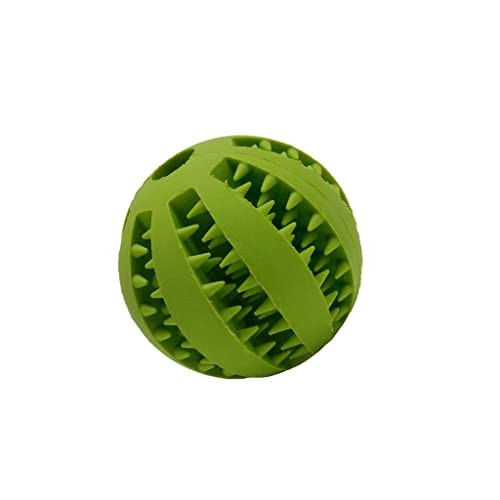 kowaku Gezahntes Design, Kauspielzeug für Hunde, interaktives Trainingsball, Grün, 5 cm von kowaku