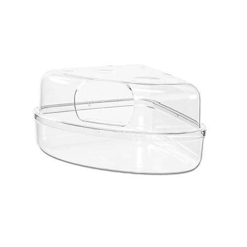 kowaku Hamster-Sandbad-Box, Kleintier-Toilette, Käfigzubehör, Hamsterbett, Rennmaus-Sandbad, Sandkasten für Kleintiere, Mäuse, Groß, klar kowaku Hamster-Sandbad-Box, Kleintier-Toilette, Käfigzubehör, Hamsterbett, Rennmaus-Sandbad, Sandkasten für Kleintiere, Mäuse, Groß, klar von kowaku