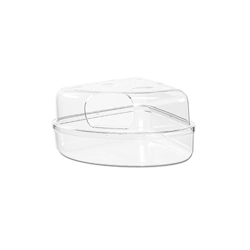 kowaku Hamster-Sandbad-Box, Kleintier-Toilette, Käfigzubehör, Hamsterbett, Rennmaus-Sandbad, Sandkasten für Kleintiere, Mäuse, Klein, klar kowaku Hamster-Sandbad-Box, Kleintier-Toilette, Käfigzubehör, Hamsterbett, Rennmaus-Sandbad, Sandkasten für Kleintiere, Mäuse, Klein, klar von kowaku