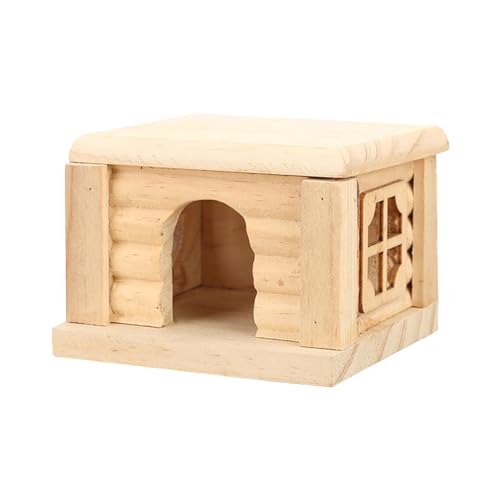 kowaku Hamsterhaus für kleine Tiere, Haustierhaus, Hütte für Kaninchen, Haustierversteck, Spielhütte für Rennmäuse, Chinchilla, Hamster, kleines Haustier von kowaku