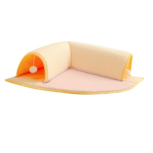 kowaku Haustier Katze Tunnel Bett Spielzentrum Interaktives Spielzeug Versteck für Hase Hamster Chinchillas, Dreieck und S kowaku Haustier Katze Tunnel Bett Spielzentrum Interaktives Spielzeug Versteck für Hase Hamster Chinchillas, Dreieck und S von kowaku